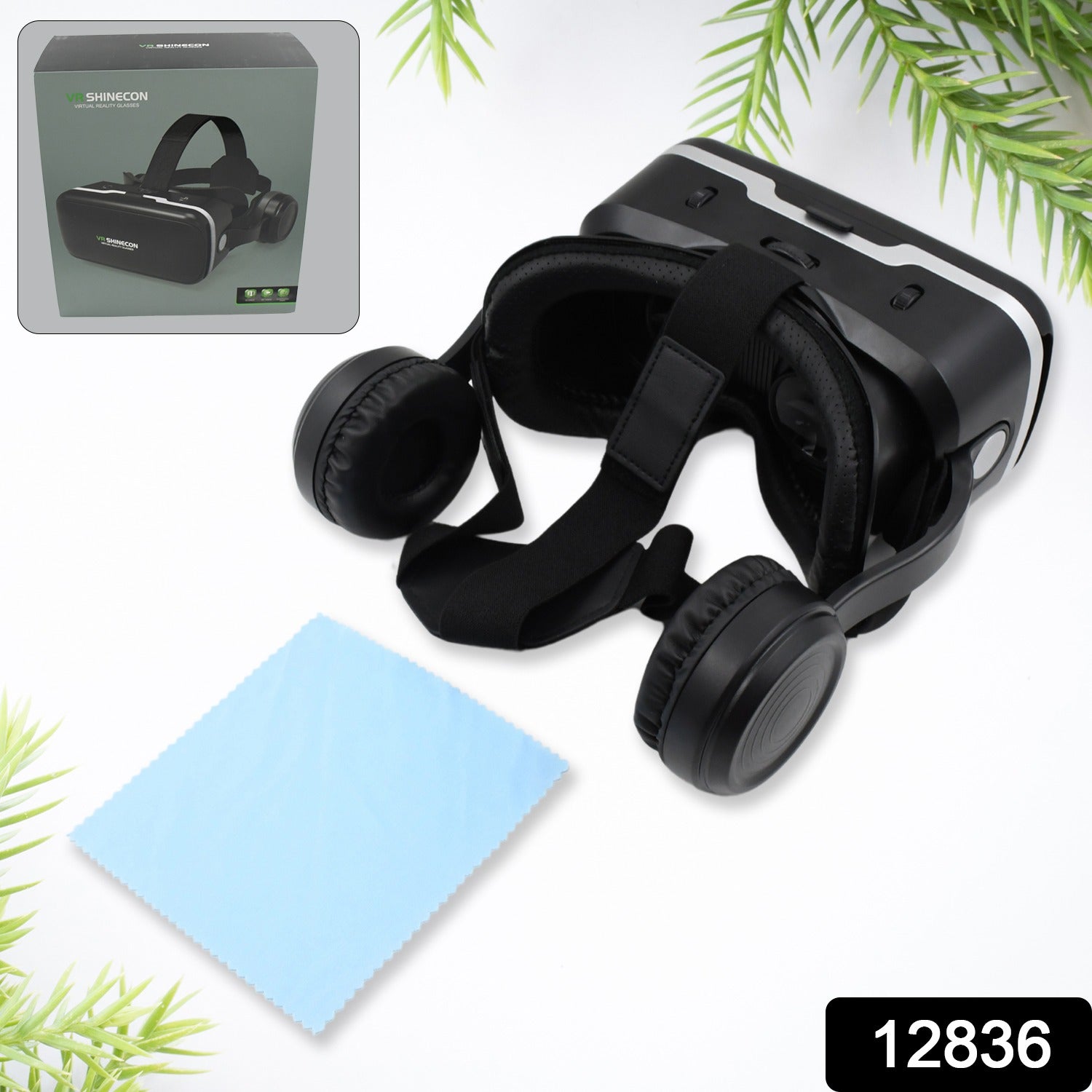 3D / HD VR Glasses Virtual Reality Goggles Headset for iOS for Android Smartphone VR Goggles-For 3D VR Movies Video Games with Headphones (1 Pc) 3D / HD VR Glasses Virtual Reality Goggles Headset for iOS for Android Smartphone VR Goggles-For 3D VR Movies Video Games with Headphones (1 Pc)